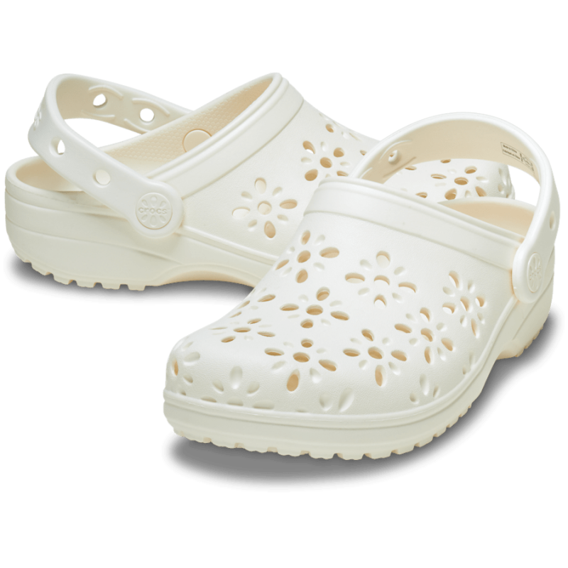 Crocs Classic Floral Cut Out Clog - Sandalen | Hardloop
