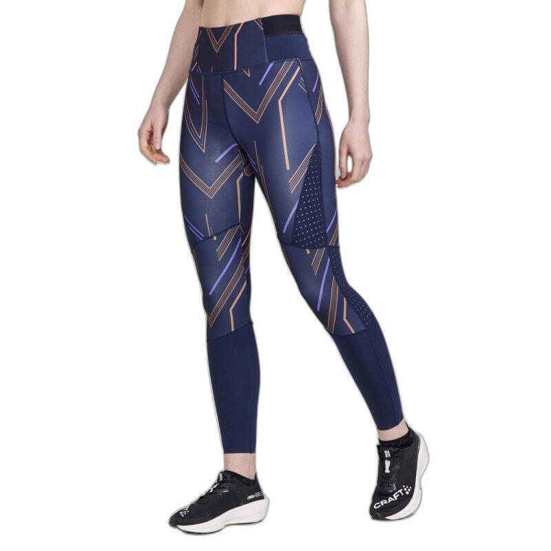 PRO Hit Blocked Tights - Løbetight - Damer