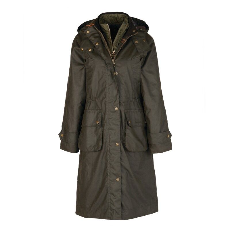 Barbour Long Cannich Wax Jacket Waterproof jacket Women's