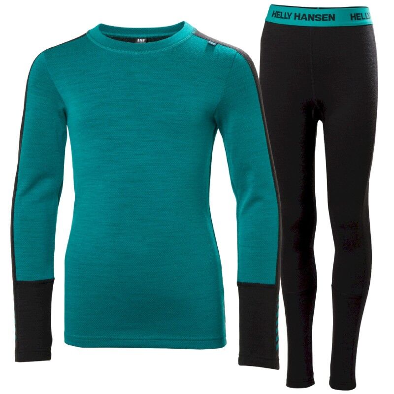 Helly Hansen Jr Lifa Merino Midweight Set - Merino base layer - Kid's | Hardloop