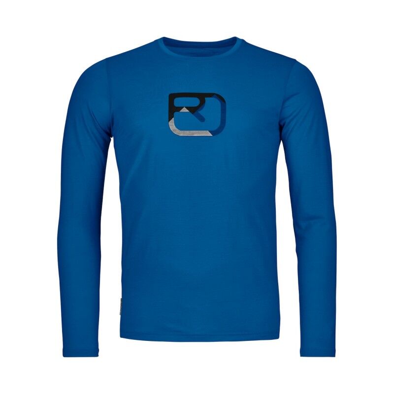 Ortovox 150 Cool Mountain Silhouette LS - Koszulka z wełny Merino® męska | Hardloop