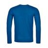 Ortovox 150 Cool Mountain Silhouette LS - T-shirt en laine mérinos homme | Hardloop