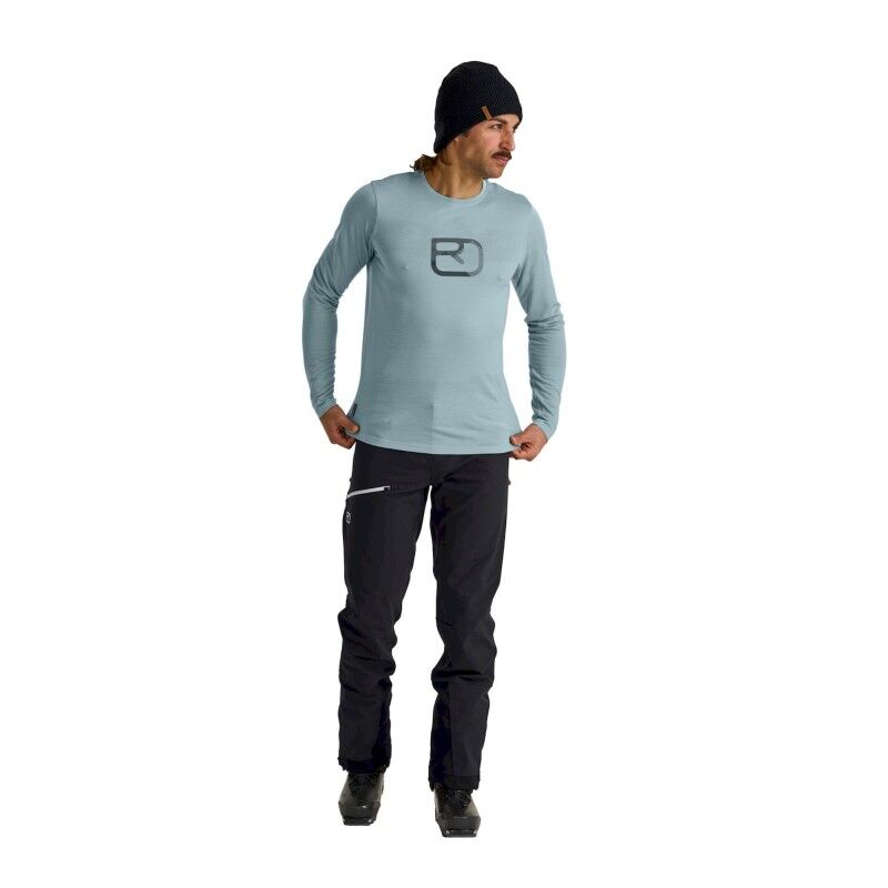 Ortovox 150 Cool Mountain Silhouette LS - Maglia merino - Uomo | Hardloop