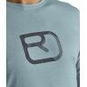 Ortovox 150 Cool Mountain Silhouette LS - Camiseta de lã merino homem | Hardloop