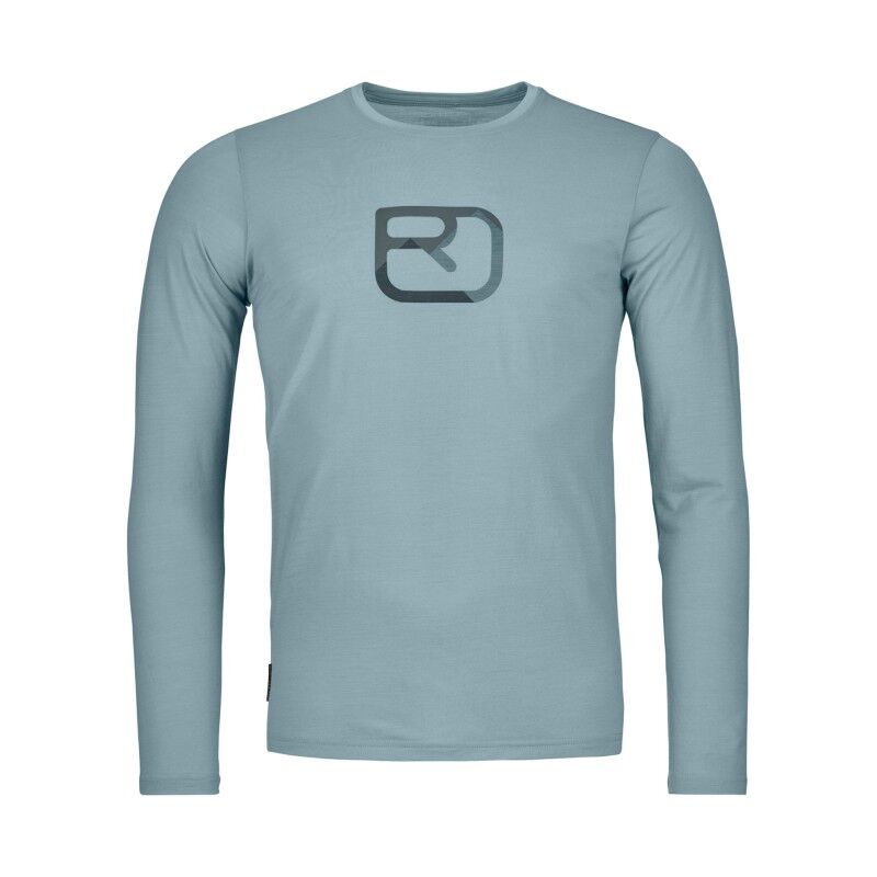 150 Cool Mountain Silhouette LS - Camiseta de lã merino homem