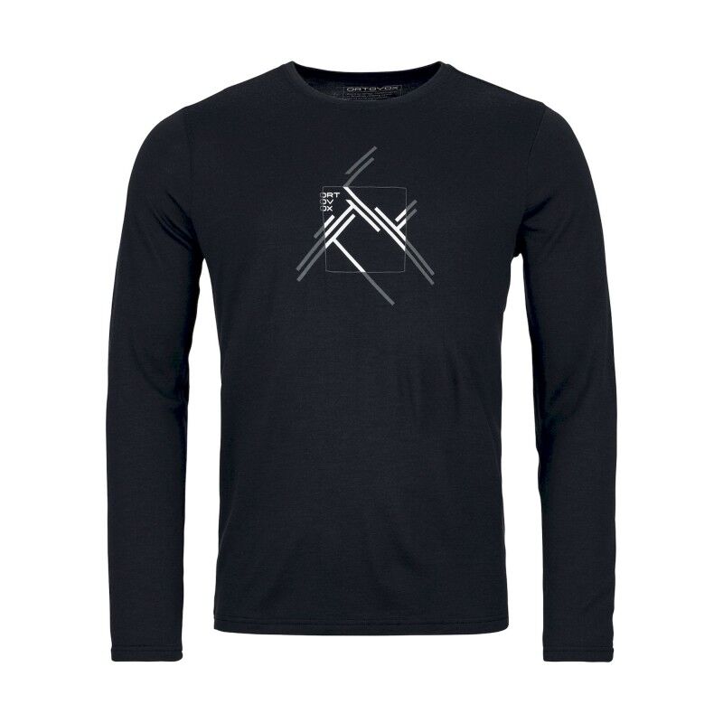 Ortovox 185 Merino Mountain Cutout LS - Merinoshirt - Herren | Hardloop