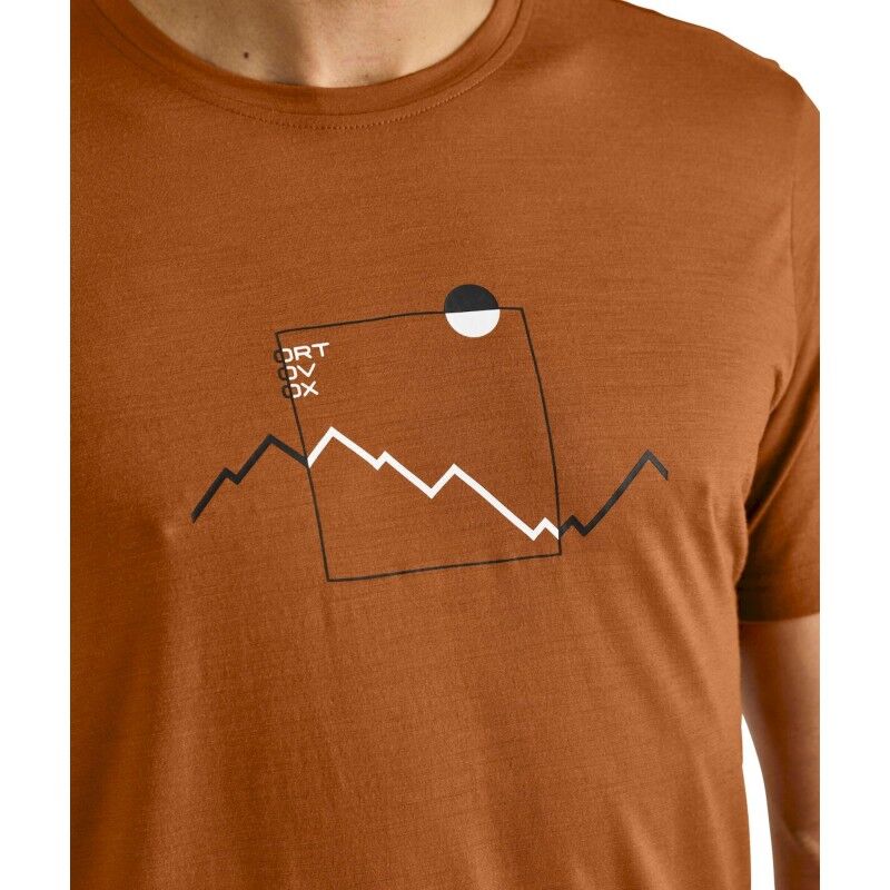 Ortovox 150 Cool Peak Focus TS - Camiseta de merino - Hombre | Hardloop