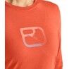Ortovox 150 Cool Mountain Silhouette LS - Merino-t-paidat - Naiset | Hardloop