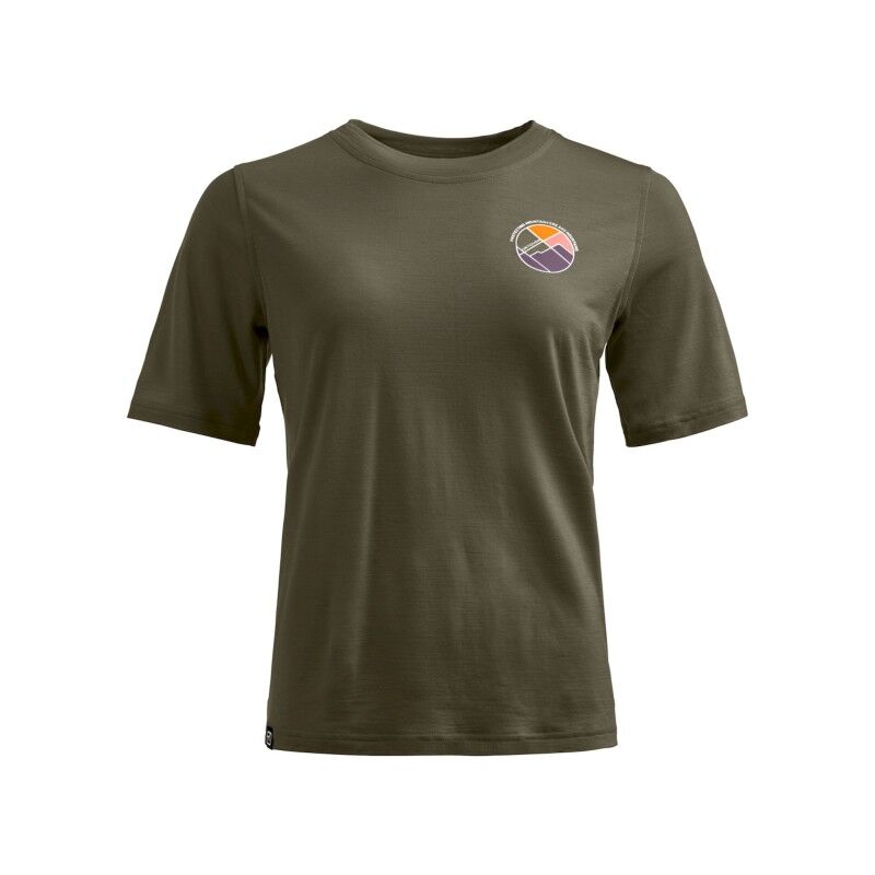 140 Cool Round Landscape TS - Camiseta de merino - Mujer