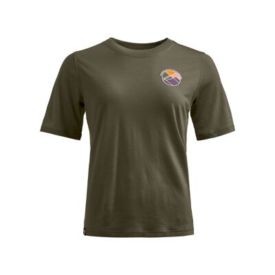 140 Cool Round Landscape TS - Merinoshirt - Dames