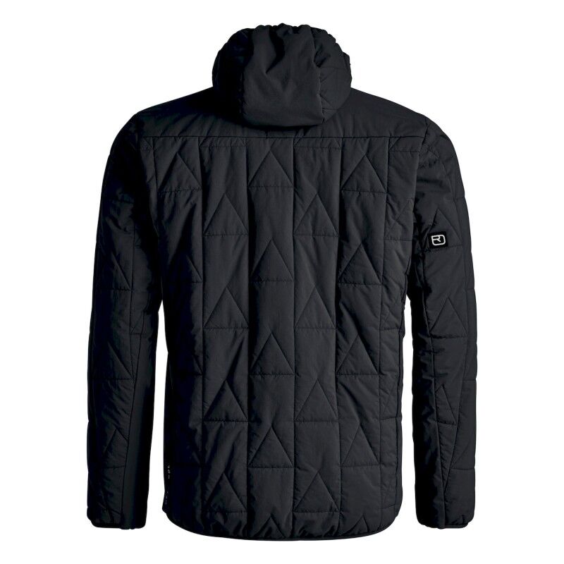 Merino Wool Mens Black Insulated Jacket Isobaa Mens Merino Wool