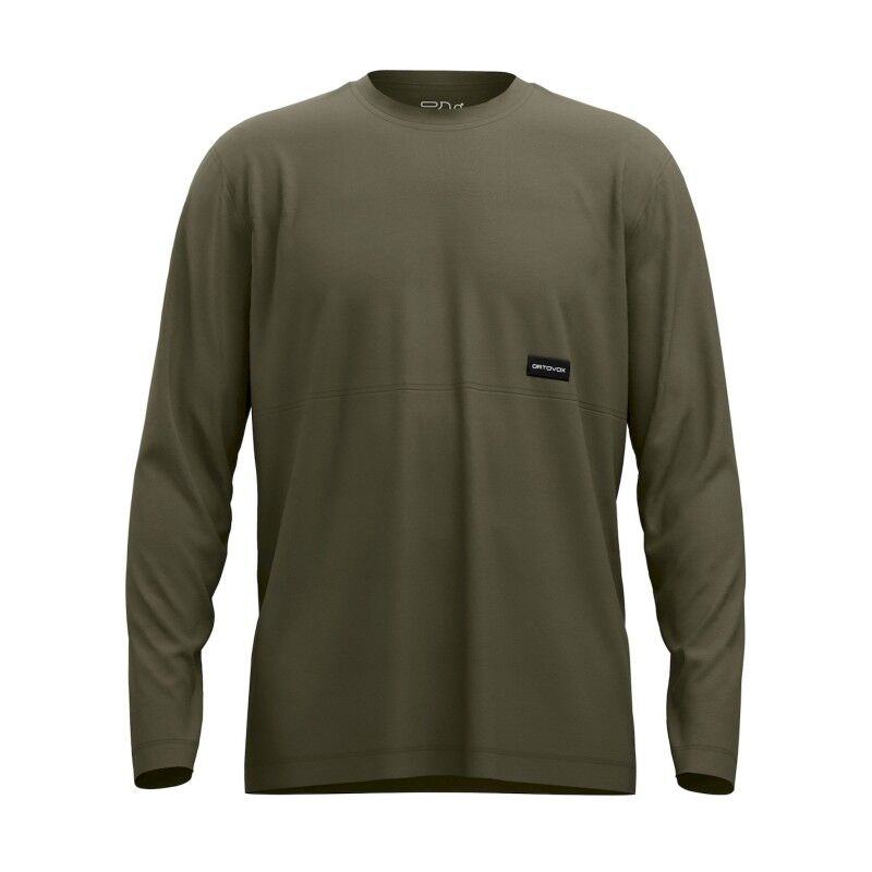 185 Merino Patch LS - Merinoshirt - Heren