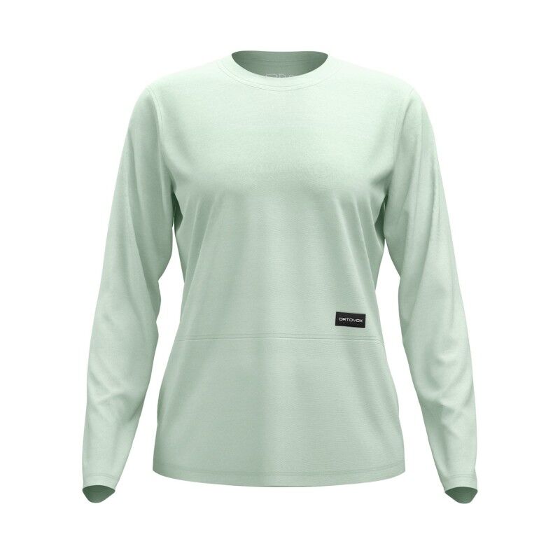 185 Merino Patch LS - Merinoshirt - Dames