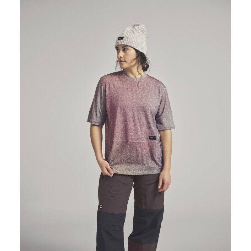 Ortovox 185 Merino Patch Print TS - Merinotröja - Dam | Hardloop