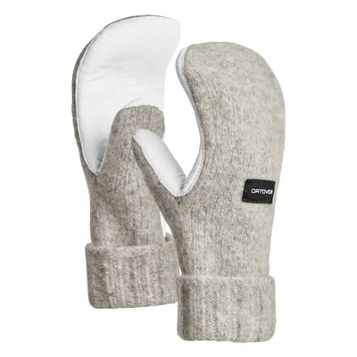 Classic Wool Mitten Leather - Merinowol Wanten
