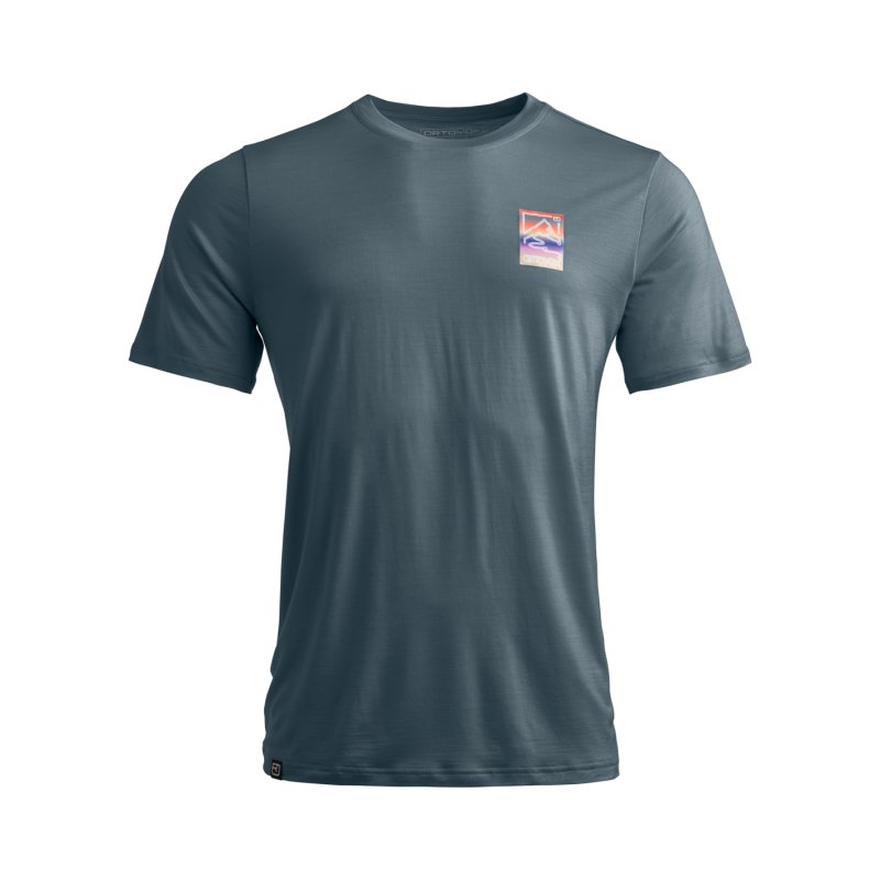 Ortovox 140 Cool Mountain Gradient TS - Koszulka z wełny Merino® męska | Hardloop