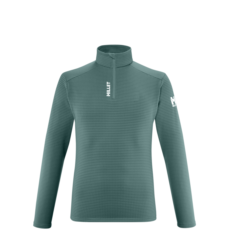 Pile Uomo MILLET Intense FL Po M – Tecnico, Caldo E Traspirante, Griglia Interna Per Massimo Isolamento, Zip Collo Alto, Taglio Ergonomic - copertina