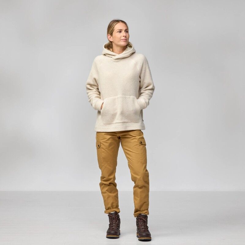 Fjällräven Kaitum Hoodie - Forro polar de lana merina - Mujer | Hardloop