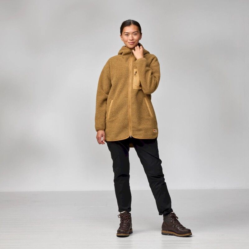 Fjällräven Vardag Pile Fleece Long - Fleecejakke - Damer | Hardloop
