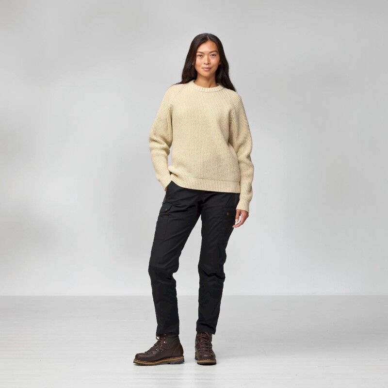 Fjällräven Övik Waffle Knit - Merinopullover - Damen | Hardloop
