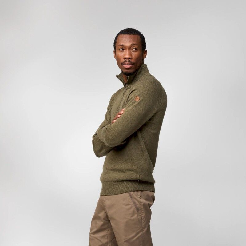Fjällräven Övik Lite Half Zip - Sweatere - Herrer | Hardloop