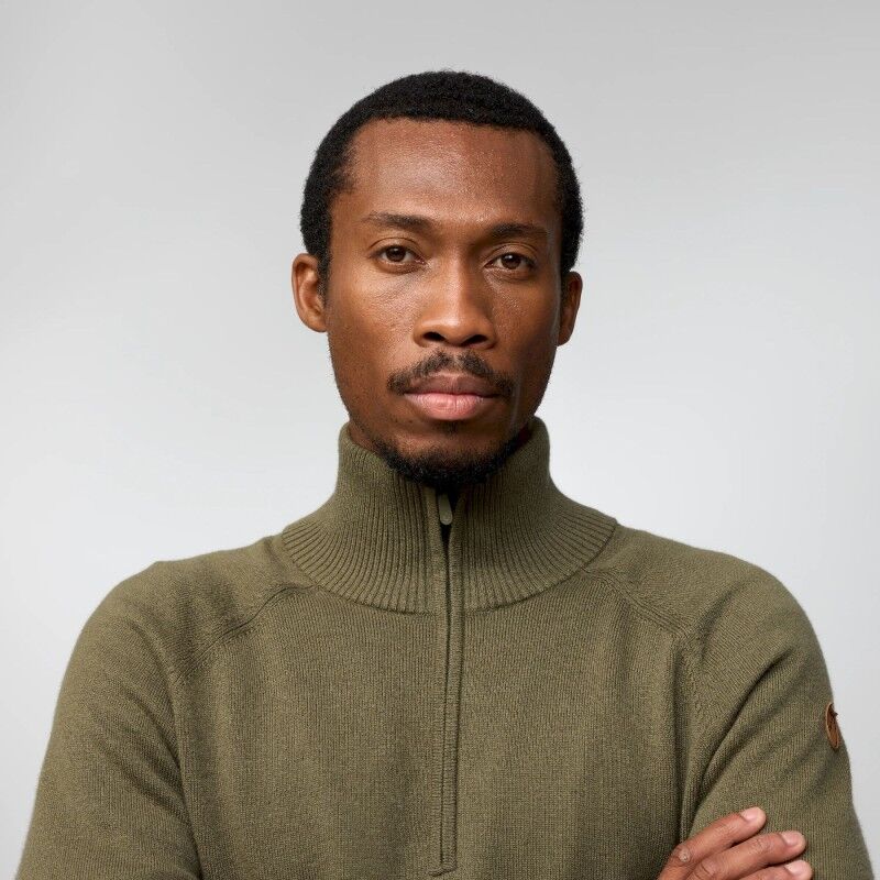 Fjällräven Övik Lite Half Zip - Pullover - Herren | Hardloop