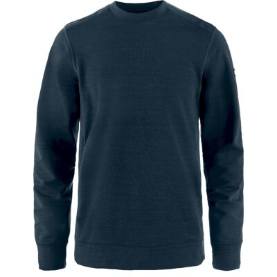 Keb Fleece Crew Neck - Bluza z wełny Merino® męska