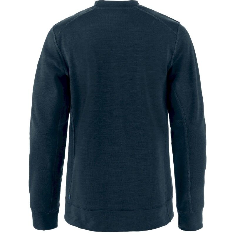 Fjällräven Keb Fleece Crew Neck - Moletom de lã merino homem | Hardloop