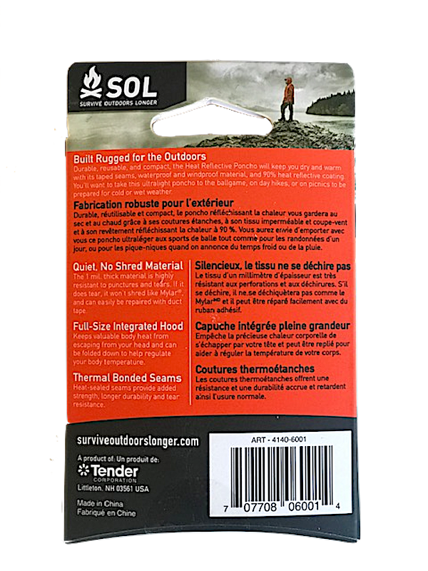 Sol - Survival Poncho