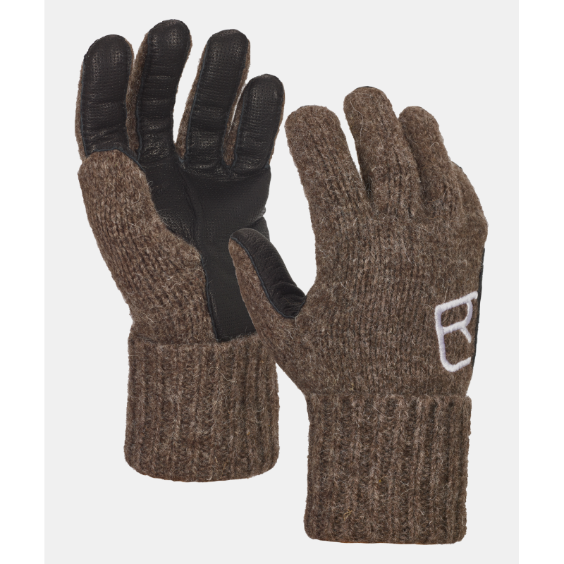 Ortovox Classic Wool Glove Leather - Merino Wool Gloves | Hardloop