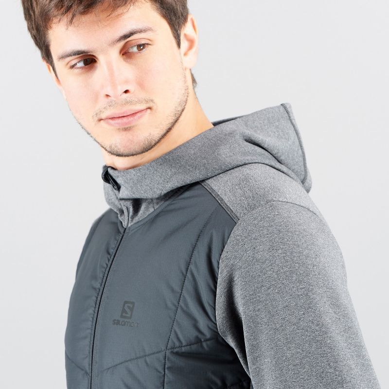 Salomon Pulse Hybrid Hoodie - Giacca softshell - Uomo