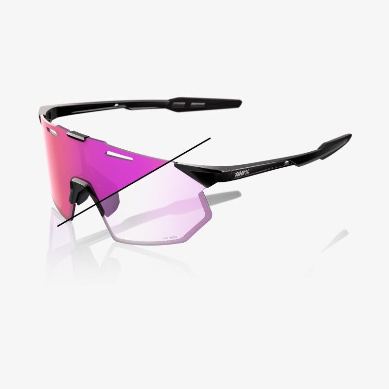 100% Hypercraft SQ Photochromic Cat 0-3 Cycling sunglasses