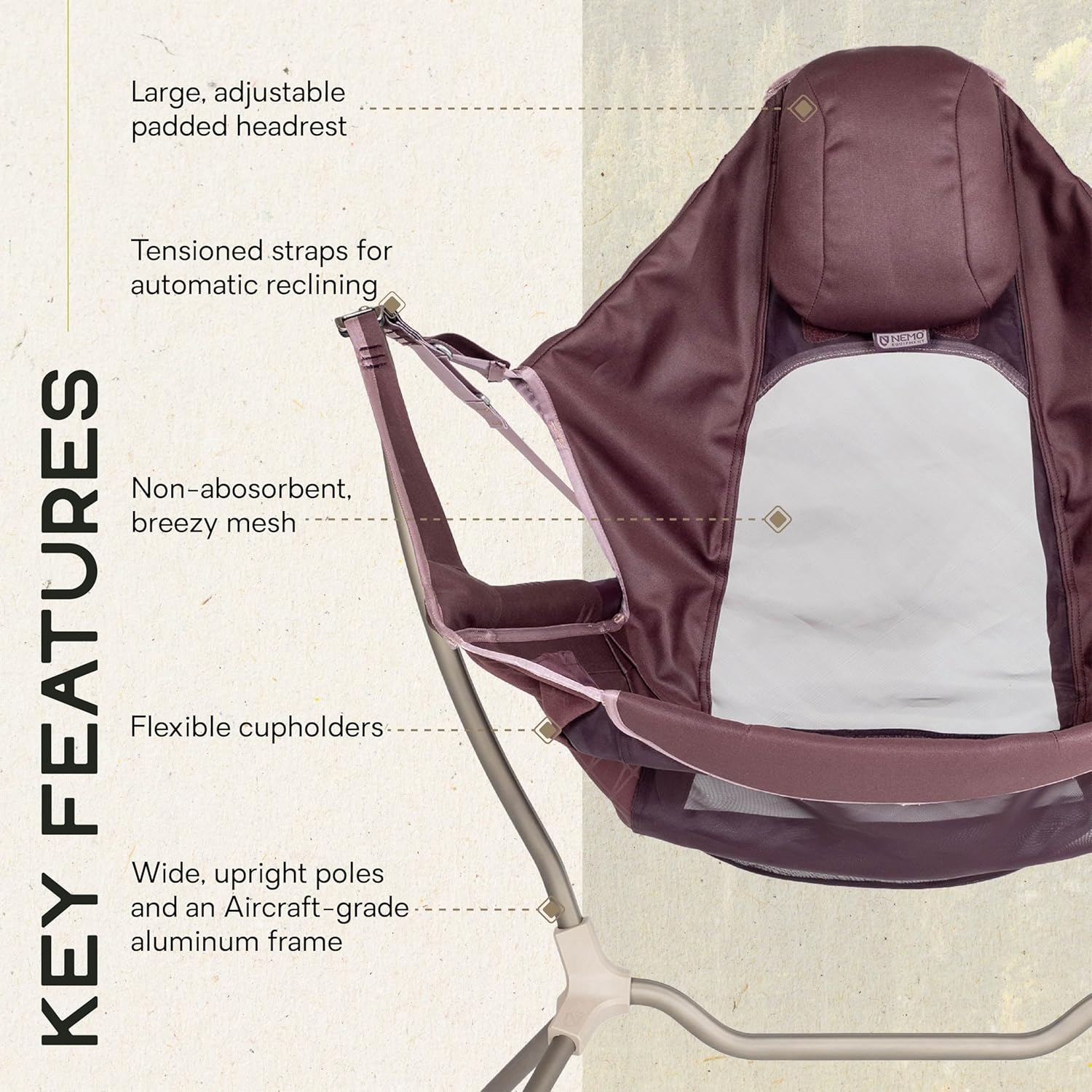 Nemo Stargaze Reclining Camp Chair - Camp chair | Hardloop