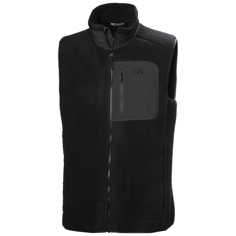 Panorama Pile Block Vest - Fleece vest