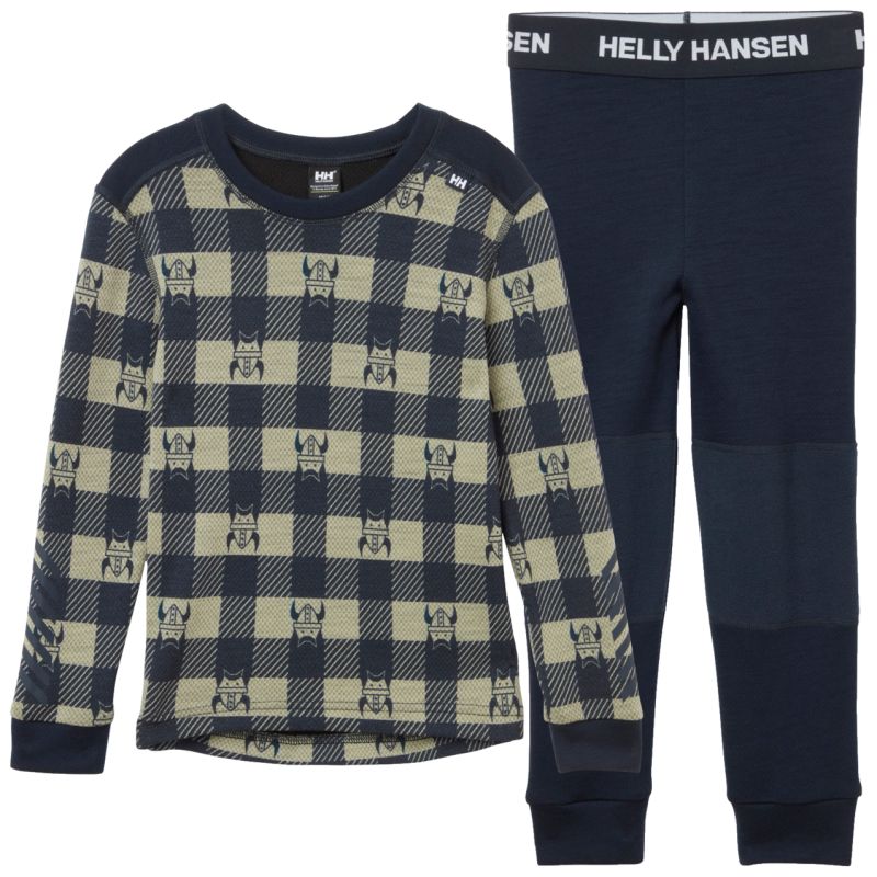 Helly Hansen Graphic Lifa Merino Set - Bielizna z wełny Merino® dziecięca | Hardloop