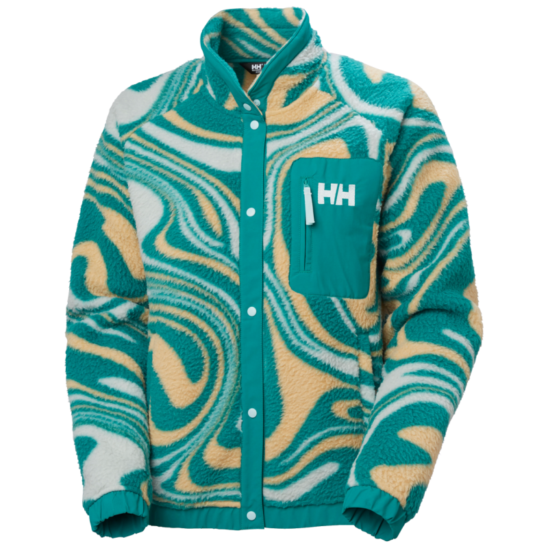 Imperial Printed Pile Snap - Bluza polarowa damska