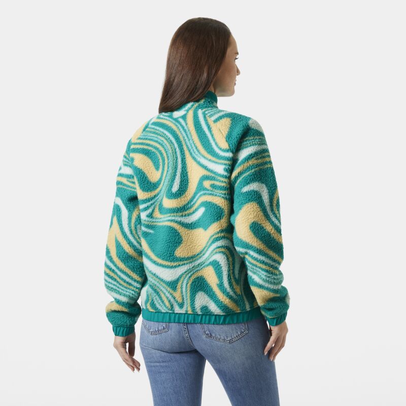 Helly Hansen Imperial Printed Pile Snap - Fleecetakki - Naiset | Hardloop