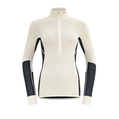 Wool Mesh 190 Zip Neck - Merinowolltrikot - Damen