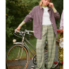 Oil Green Natural Plaid