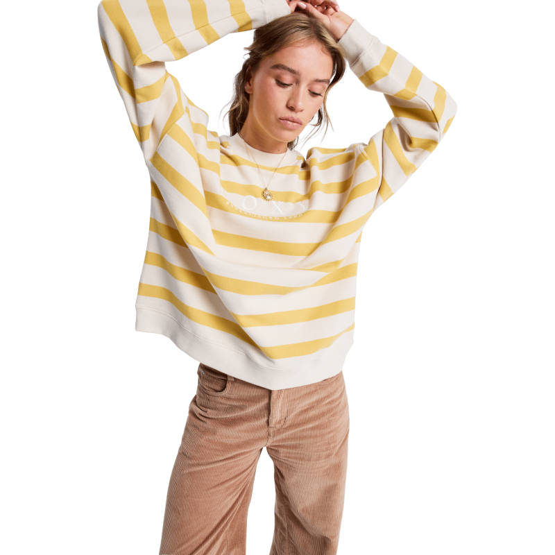 Roxy Strictly Stripes Oversized - Pullover - Damen | Hardloop