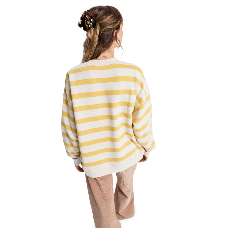 Roxy Strictly Stripes Oversized - Sweatshirt femme | Hardloop