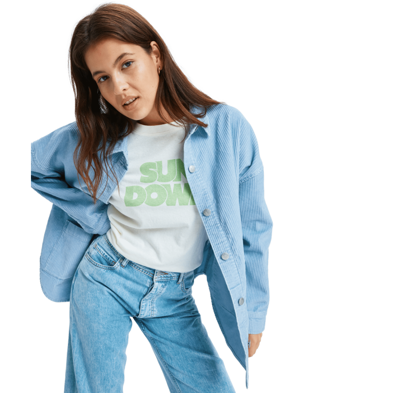 Kick Back Washed Cord - Overhemd - Dames