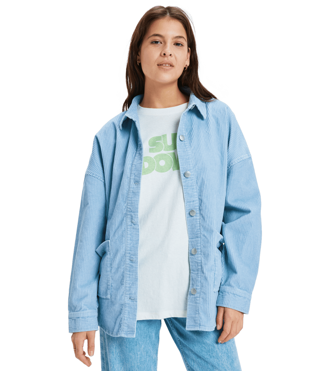Roxy Kick Back Washed Cord - Camicia - Donna | Hardloop