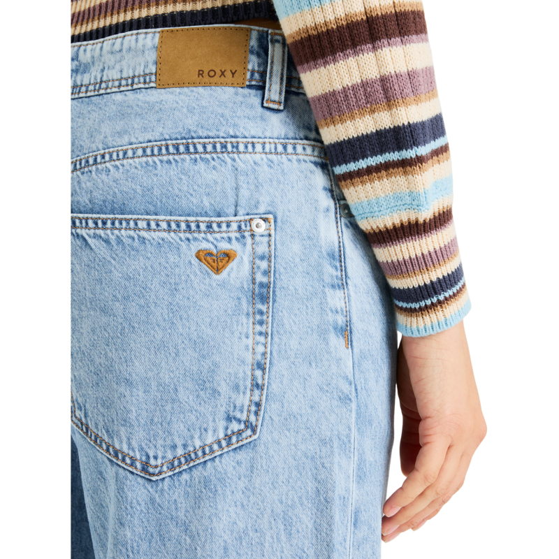 Roxy Milla Wide Leg Regular Beau BL - Pantaloni - Donna | Hardloop