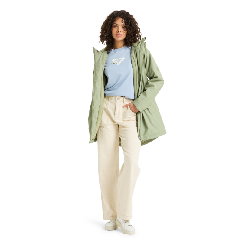 Roxy Rain Road Polar Zip - Chaqueta impermeable - Mujer | Hardloop