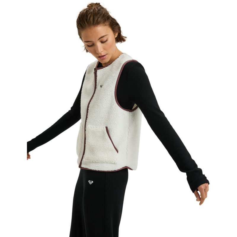 Roxy Waves Of Warmth Easy Vest - Fleeceweste - Damen | Hardloop