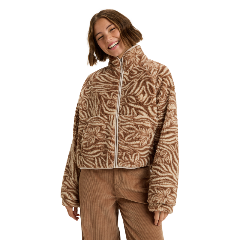 Roxy Blurry Cloud Print - Fleece jacket - Women's | Hardloop