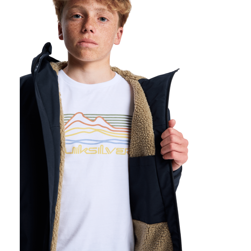 Quiksilver Overcast 3K Parka Youth - Veste imperméable enfant | Hardloop