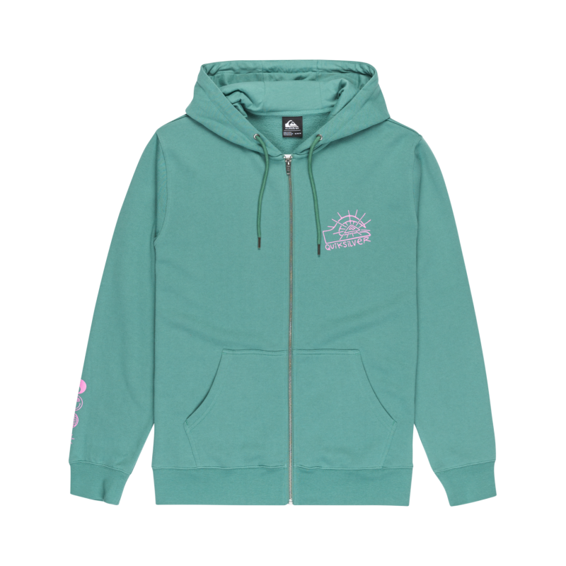 Quiksilver Graphic Hood Zip Hoodie Men's Hardloop