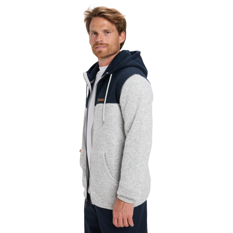 Quiksilver Keller Block Zip - Sweatshirt à capuche homme | Hardloop